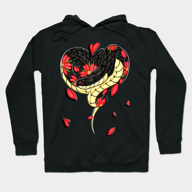 Love is like a snake Hoodie by Roy's Disturbia